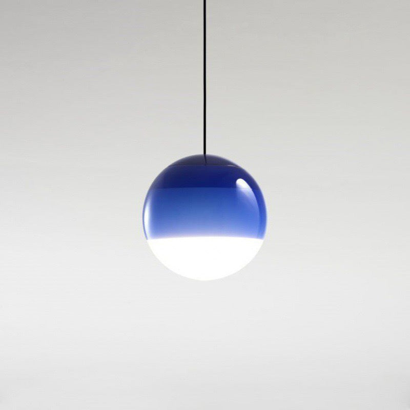 Nordic Rainbow Glass Pendant Light – Modern Minimalist Hanging Ceiling Lamp for Bedroom, Restaurant, Kitchen Island and Home Décor.
