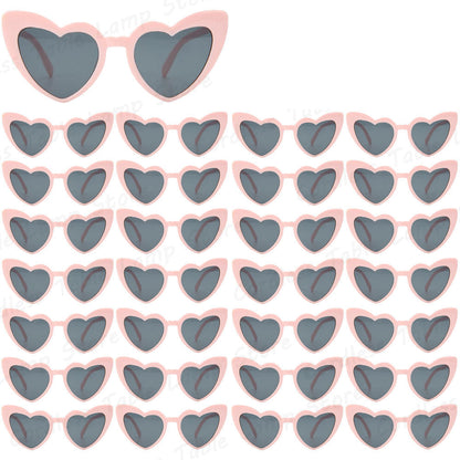 Wedding Heart Sunglasses Set - Trendy Bride and Bridesmaid Party Favors for Weddings, Hen Nights and Celebrations