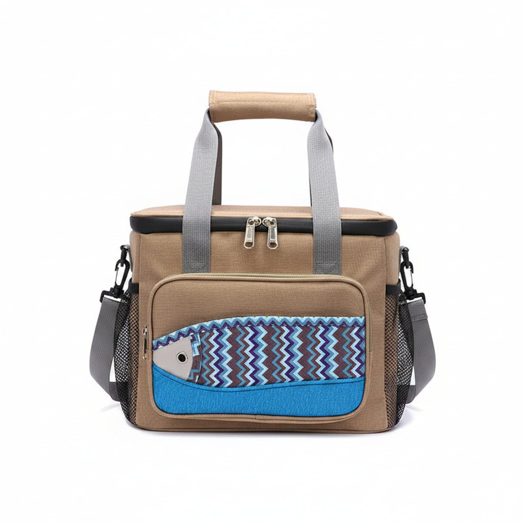 Insulated Bento Thermal Bag – Waterproof Japanese Lunch Tote with Large Capacity Storage for Picnics, Camping, Travel and Outdoor Meals