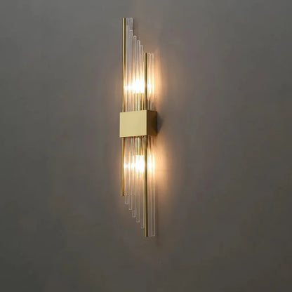 Luxury LED Wall Sconce – Modern Gold Indoor Wall Lamp for Living Room, Bedroom, Staircase and Designer Interiors