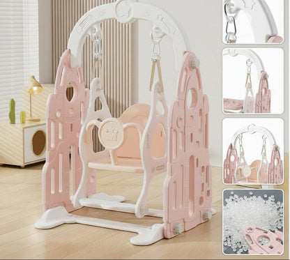 Indoor Baby Swing Chair – Safe Rocking Cradle for Toddlers Ages 1–3 with Comfortable Seat for Home Entertainment and Playtime