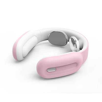 Smart Neck Massager – Wireless Heated Electric Pulse Device with 3 Modes and 15 Levels for Relaxation, Comfort and Muscle Recovery