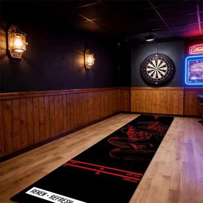 Dart Professional Training Mat – Wear-Resistant Easy-Care Throwing Line Carpet for Accurate Practice, Home Bars, Game Rooms and Dart Areas