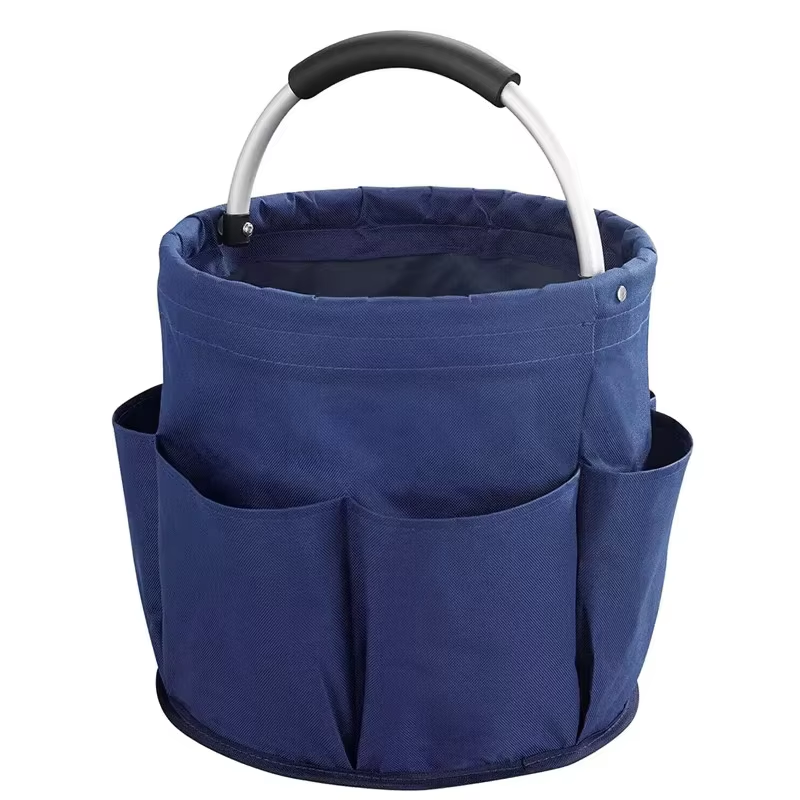 Large Capacity Folding Storage Organizer Bag – Utility Tote with Handle for Cleaning Supplies, Tools, Picnics and Daily Organization