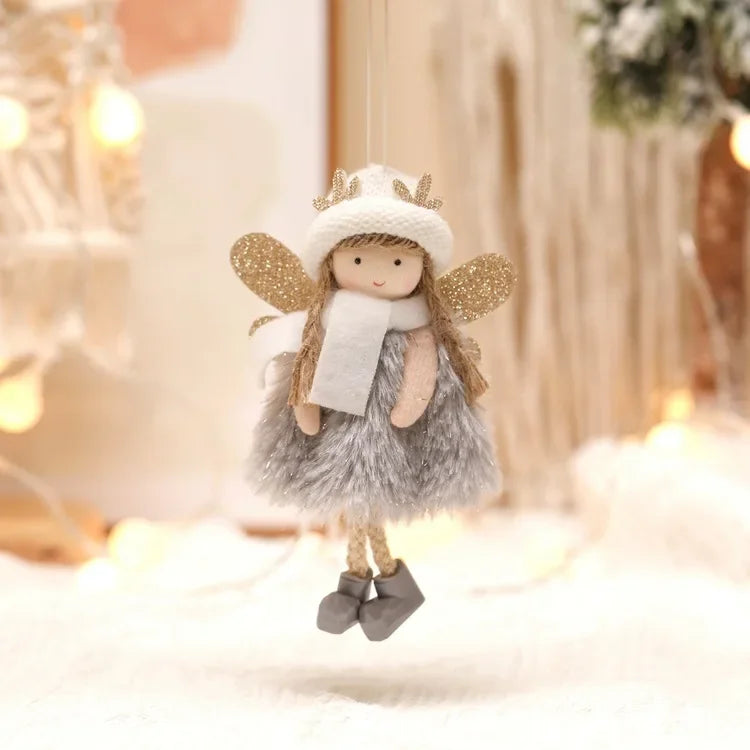 Angel Christmas Tree Ornament – Elegant Hanging Doll Decoration for Festive Trees, Holiday Parties and Seasonal Home Decor