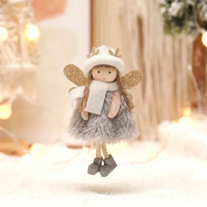 Angel Christmas Tree Ornament – Elegant Hanging Doll Decoration for Festive Trees, Holiday Parties and Seasonal Home Decor