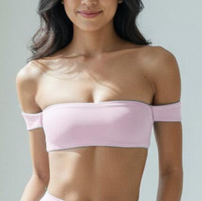 Strapless Yoga Sports Bra – Padded Wireless Gym Bra for Secure Support, Training Sessions and Everyday Active Comfort