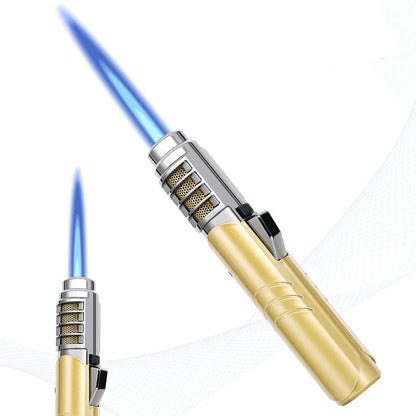 Butane Torch Lighter – Windproof High Temperature Flame Tool for Welding, Camping, BBQ and Outdoor Cooking