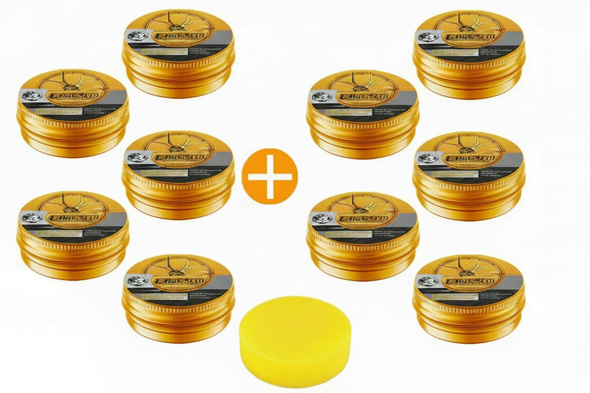 Car Wheel Rim Scratch Repair Paste – Aluminum and Steel Hub Restoration Compound for Tire Rim Paint Touch-Up, Dent Care and Refinishing