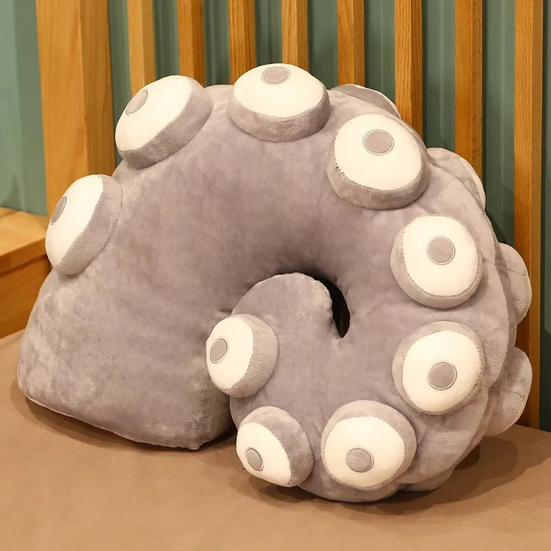 Octopus Tentacle Plush Pillow – Funny Soft Throw Cushion with Realistic Tentacles for Bedroom Decor, Gifts and Cozy Relaxation