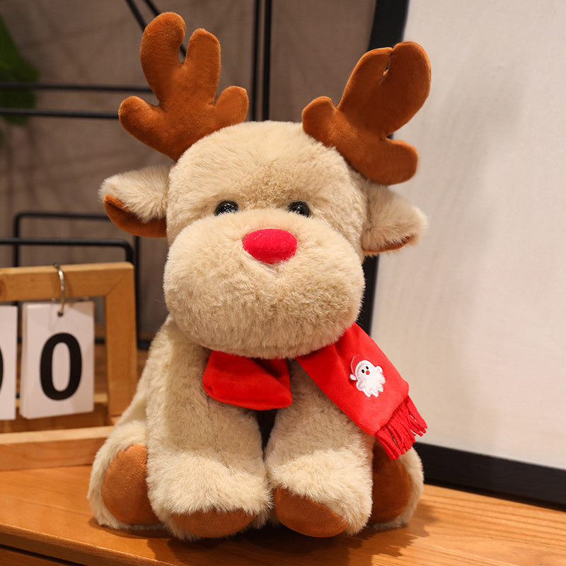 Christmas Plush Toy Collection – Santa Claus, Reindeer and Christmas Tree Stuffed Dolls for Holiday Decor and Kids Gifts