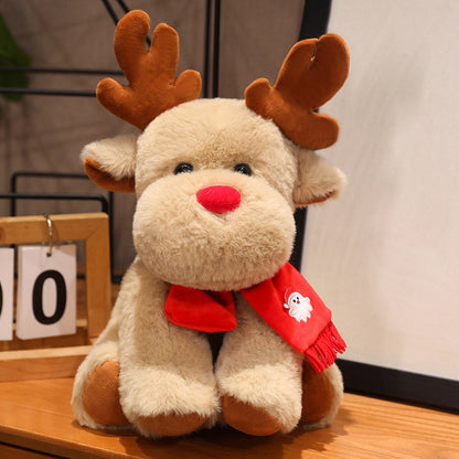 Christmas Plush Toy Collection – Santa Claus, Reindeer and Christmas Tree Stuffed Dolls for Holiday Decor and Kids Gifts