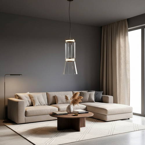 Nordic Glass Pendant Light – Modern Hanging Lamp for Dining Rooms, Bedrooms, Entryways and Stylish Interior Lighting