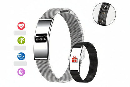 Smart Fitness Bracelet – Waterproof Health Tracker with Heart Rate and Sleep Monitoring, Sports Activity Band for Android and iOS