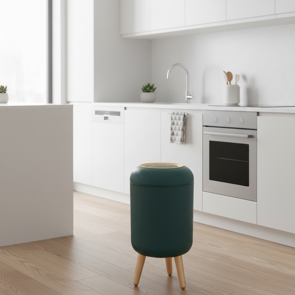 Automatic Motion Sensor Trash Can – Smart Touchless Waste Bin with Lid for Bedroom, Bathroom, Kitchen and Office Organization