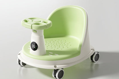 Smart Temperature Baby Bath Seat – Multifunctional Toddler Bath Chair with Safe Materials for Comfortable Bathtub and Shower Support