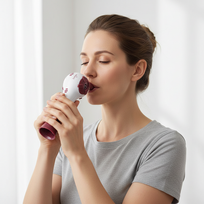Adjustable Breathing Trainer – Lung Expansion Exercise Device for Respiratory Strength, Running Endurance and Core Training