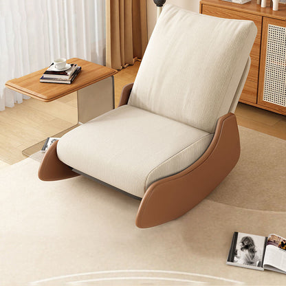 Adjustable Lazy Rocking Chair – Ergonomic Foldable Recliner for Living Rooms, Balconies and Lounges with Comfortable Resting and Relaxation Support