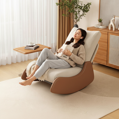 Adjustable Lazy Rocking Chair – Ergonomic Foldable Recliner for Living Rooms, Balconies and Lounges with Comfortable Resting and Relaxation Support