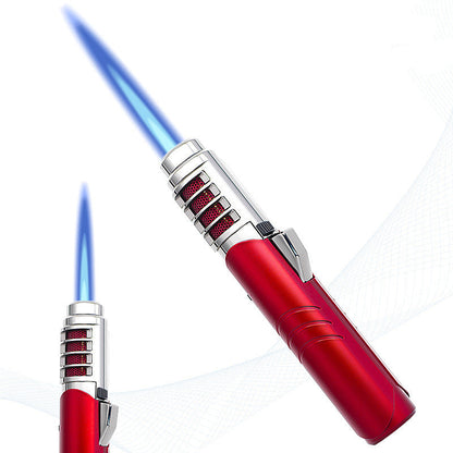 Butane Torch Lighter – Windproof High Temperature Flame Tool for Welding, Camping, BBQ and Outdoor Cooking