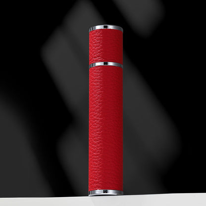 Portable Magnetic Perfume Atomizer – 10ml Leather Travel Fragrance Spray Bottle with Tight Seal for Boarding, Handbags and Stylish Gifts