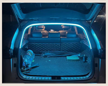 LED Car Trunk Light Strip - Automatic Sensor Tailgate Lighting for Interior Decoration, Enhanced Visibility and Stylish Ambience