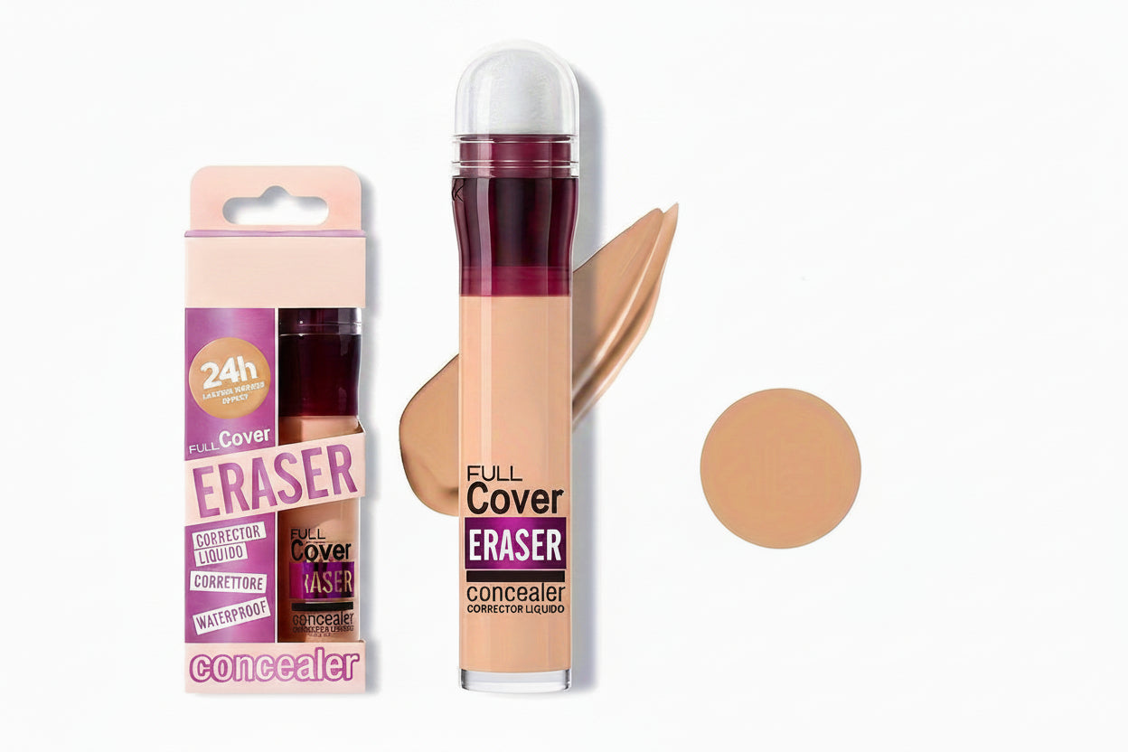 Liquid Concealer Foundation – Full Coverage Makeup for Dark Circles, Acne Marks, Freckles and Long Lasting Natural Finish