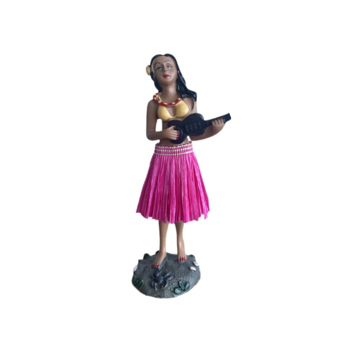 Hawaiian Dancing Girl Dashboard Ornament – Cute Bobblehead Car Decoration for Interior Styling and Tropical Gift Ideas