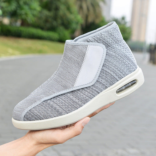 Orthopedic Winter Walking Shoes – Wide Width Diabetic Boots with Warm Wool Lining for Swollen Feet and Everyday Comfort