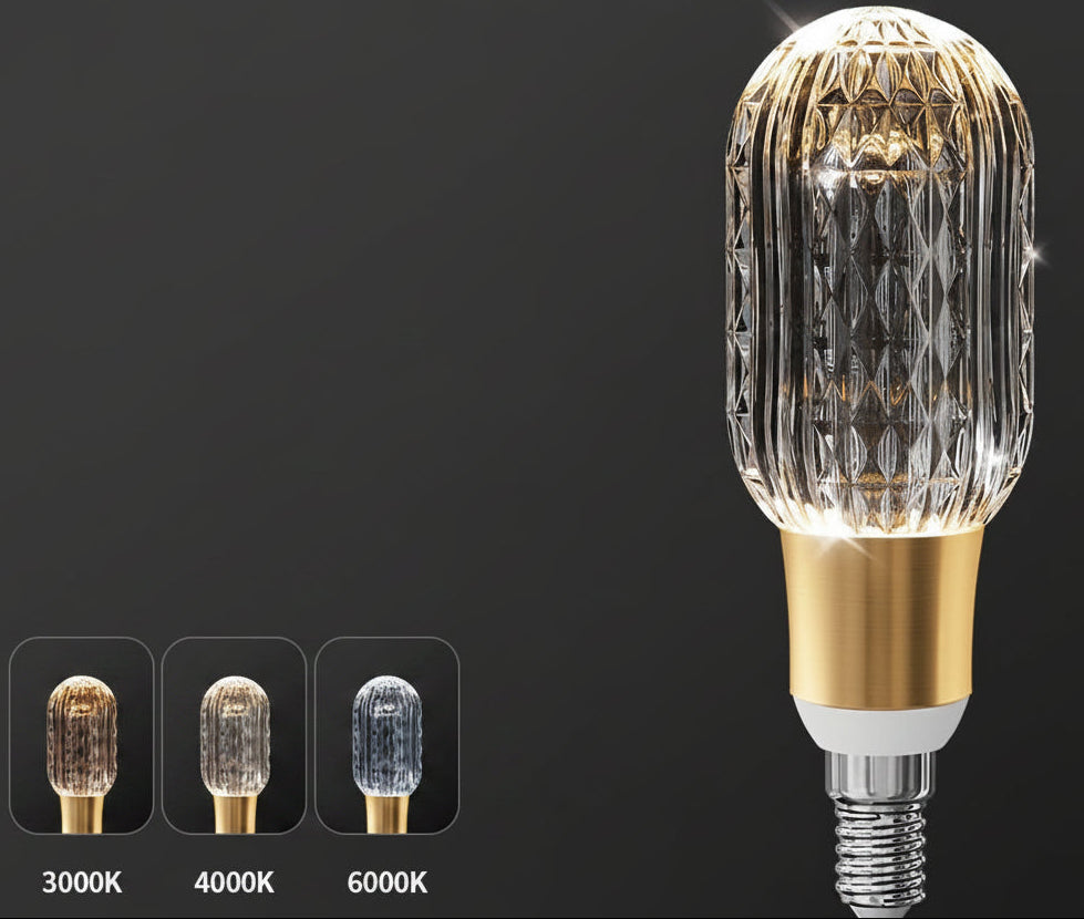 Crystal LED Mini Chandelier – Acrylic E27 E14 Pendant Light for Bedroom, Kitchen and Elegant Interior Decoration