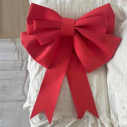 Giant Christmas Bow Kit – Oversized DIY Decoration for Trees, Front Doors, Weddings and Holiday Store Displays