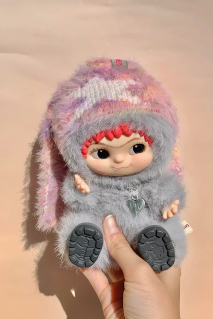 Wakuku Plush Doll Keychain - Kawaii Vinyl Toy Backpack Pendant Accessory for Collectors, Gifts and Cute Everyday Decoration