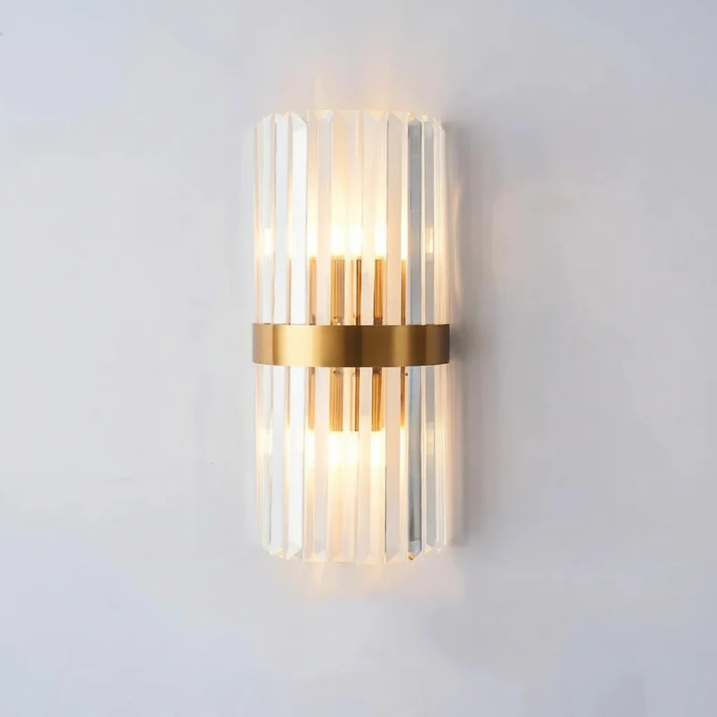 Luxury LED Wall Sconce – Modern Gold Indoor Wall Lamp for Living Room, Bedroom, Staircase and Designer Interiors
