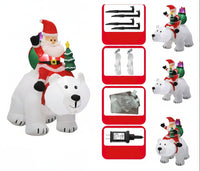 Santa on Polar Bear UK