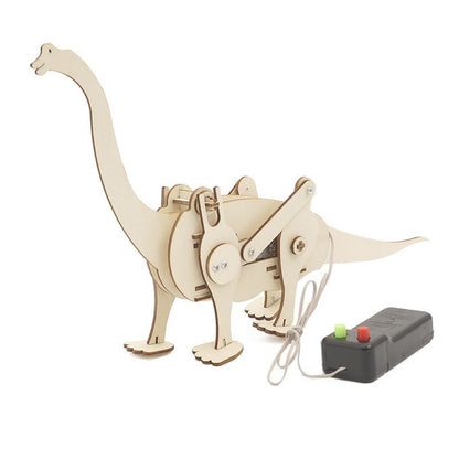 DIY STEM Science Kit – Wooden Car and Dinosaur Experiment Model for Hands-On Learning, Engineering Skills and Educational Play