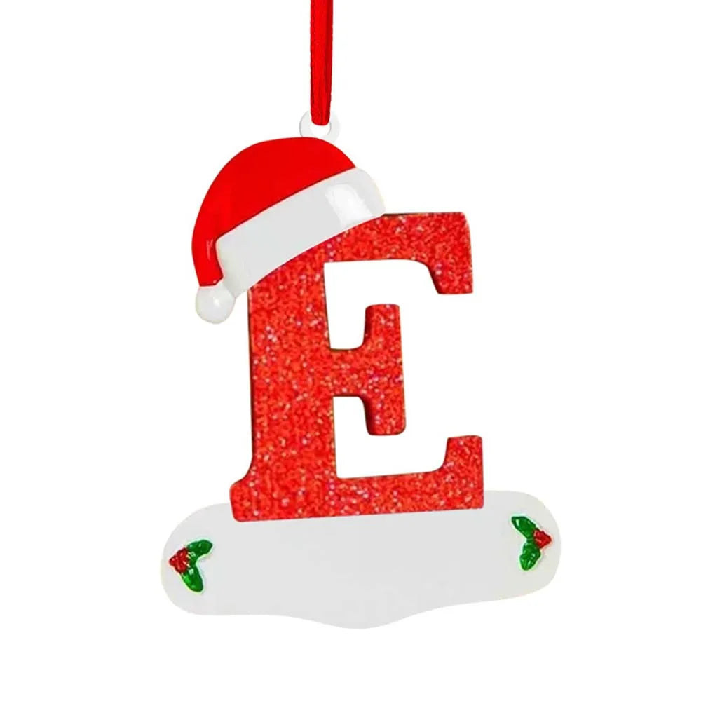 Personalized Christmas Letter Ornaments – DIY Alphabet Tree Pendants for Custom Holiday Names, Gifts and Family Decorations