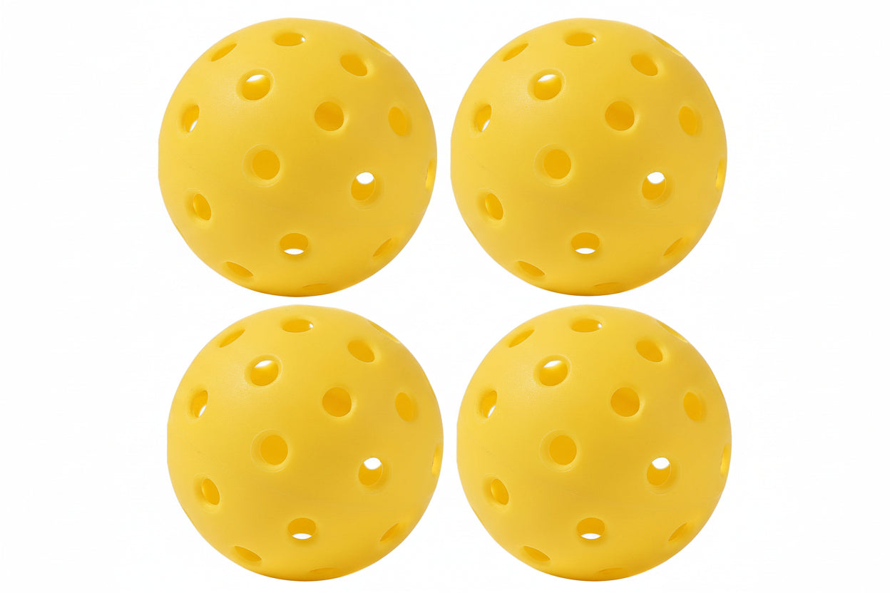 Outdoor Pickleball Balls – 40-Hole High-Performance Durable Pickleballs for Training, Practice Sessions, Recreation and Tournament Play