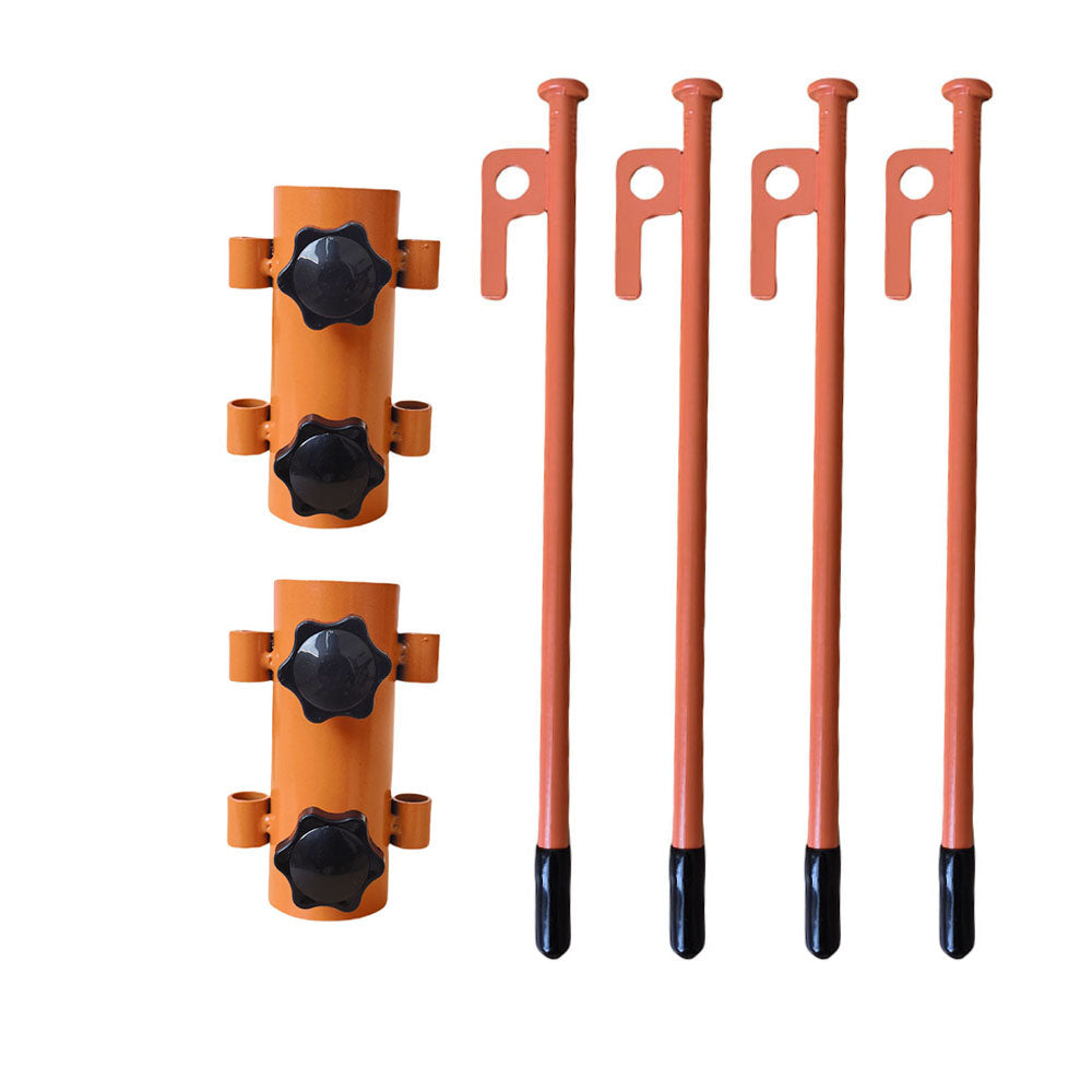 Adjustable Tent Canopy Pole Holder – Reinforced Camping Awning Support Tube with Windproof Stakes for Outdoor Shelter Stability