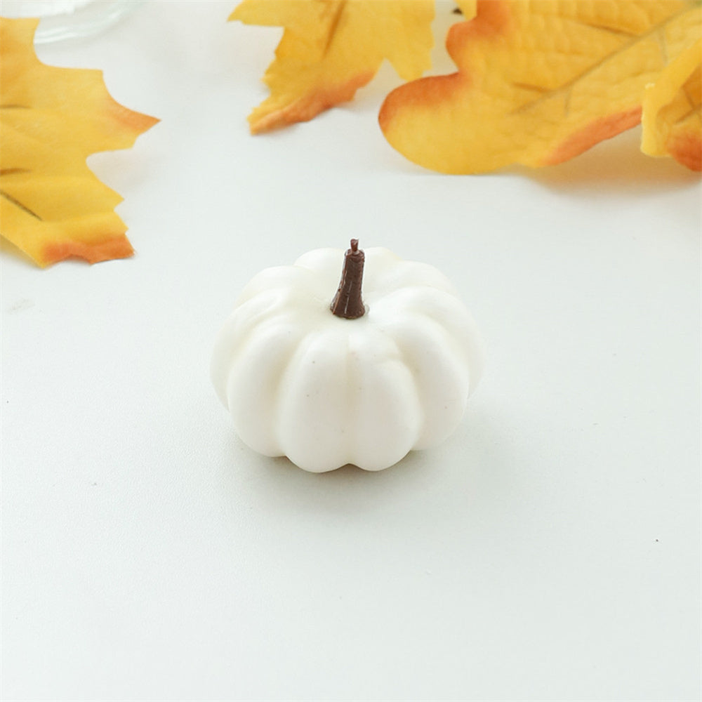 Handmade Fabric Pumpkin Ornament – Colorful Halloween Harvest Decoration for Tabletops, Fall Displays and Seasonal Home Decor