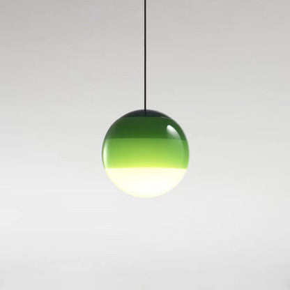 Nordic Rainbow Glass Pendant Light – Modern Minimalist Hanging Ceiling Lamp for Bedroom, Restaurant, Kitchen Island and Home Décor.