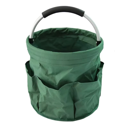 Large Capacity Folding Storage Organizer Bag – Utility Tote with Handle for Cleaning Supplies, Tools, Picnics and Daily Organization