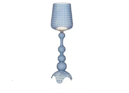 Italian Acrylic Floor Lamp – Designer Hollow Goblet LED Standing Light for Living Room, Bedroom and Luxury Interior Decor