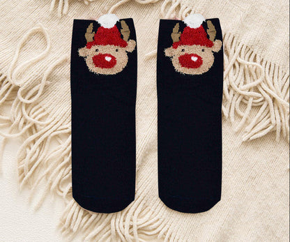 Cartoon Christmas Sock Ornaments – Festive Hanging Decorations for Christmas Trees, Gifts, Home Displays and Holiday Parties