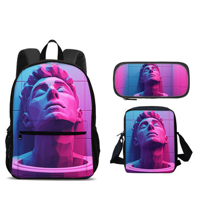 Skibidi Toilet Man Backpack Set – Fun 3-Piece Character Backpack Collection for Kids, School, Travel, Gifts and Playful Everyday Carry