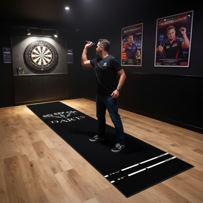 Dart Professional Training Mat – Wear-Resistant Easy-Care Throwing Line Carpet for Accurate Practice, Home Bars, Game Rooms and Dart Areas