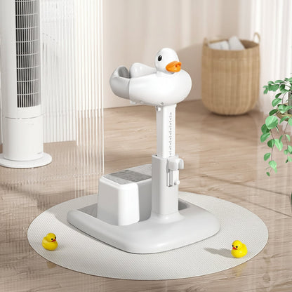 Duck Shaped Baby Bath Support – Non Slip Toddler Shower Helper Rack for Safe Comfortable Bath Time Assistance