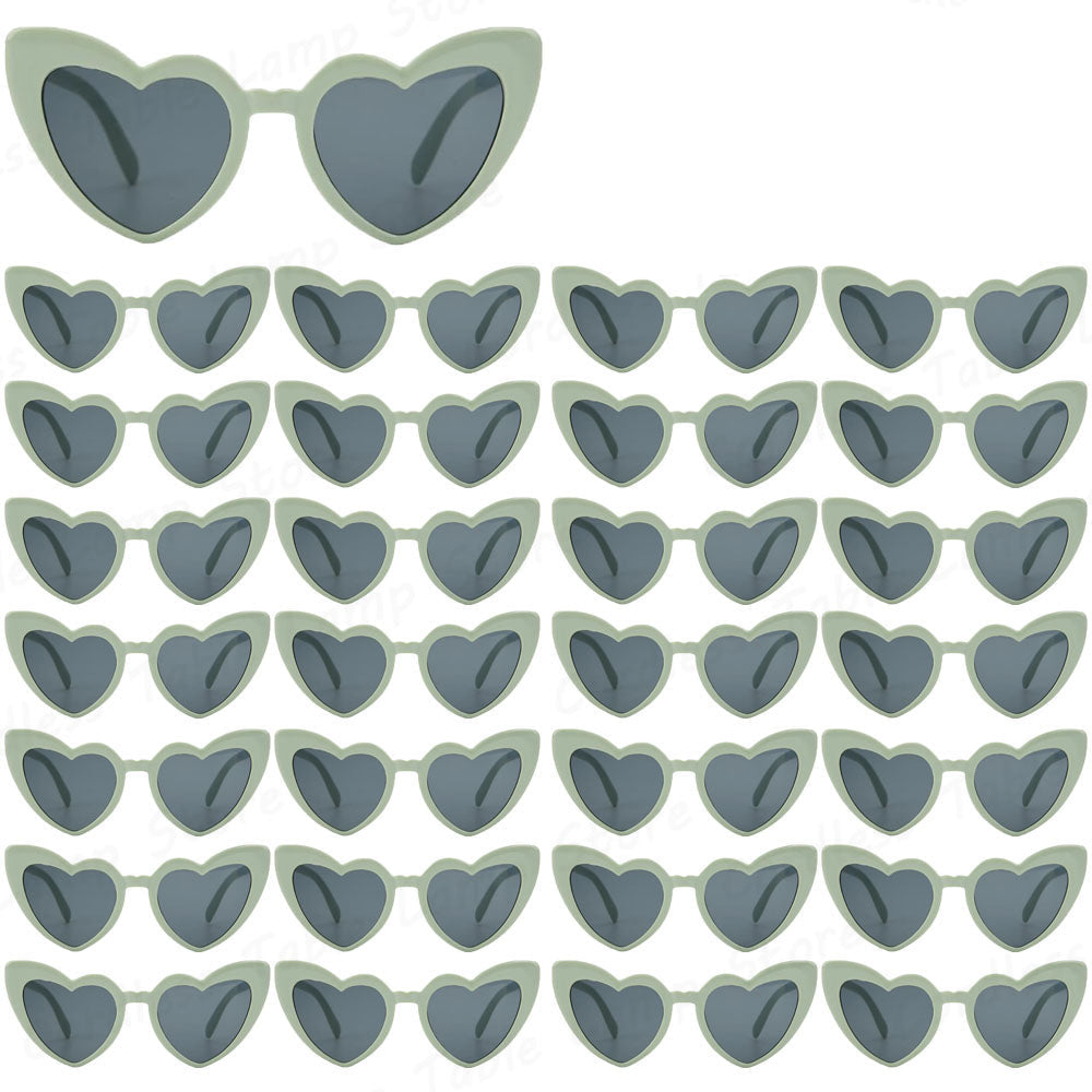 Wedding Heart Sunglasses Set - Trendy Bride and Bridesmaid Party Favors for Weddings, Hen Nights and Celebrations