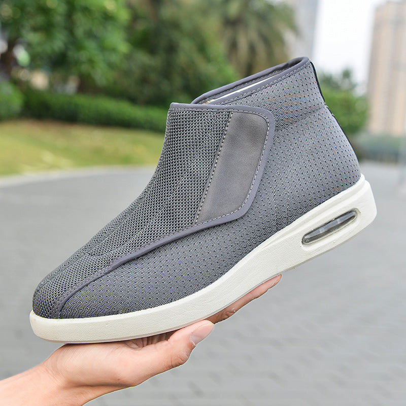 Orthopedic Winter Walking Shoes – Wide Width Diabetic Boots with Warm Wool Lining for Swollen Feet and Everyday Comfort