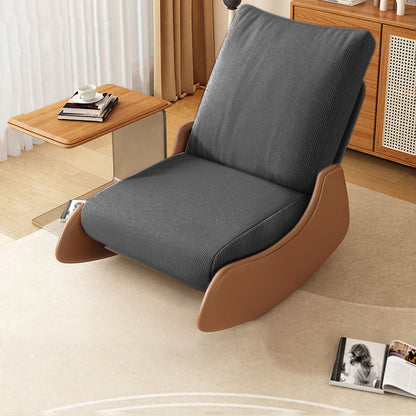 Adjustable Lazy Rocking Chair – Ergonomic Foldable Recliner for Living Rooms, Balconies and Lounges with Comfortable Resting and Relaxation Support