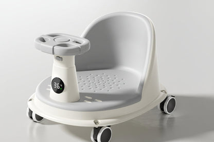 Smart Temperature Baby Bath Seat – Multifunctional Toddler Bath Chair with Safe Materials for Comfortable Bathtub and Shower Support